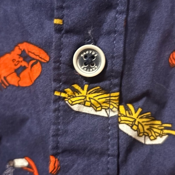 NWT Cactus Man Ricky Singh slim fit poplin short-sleeved button down size medium - Picture 3 of 8